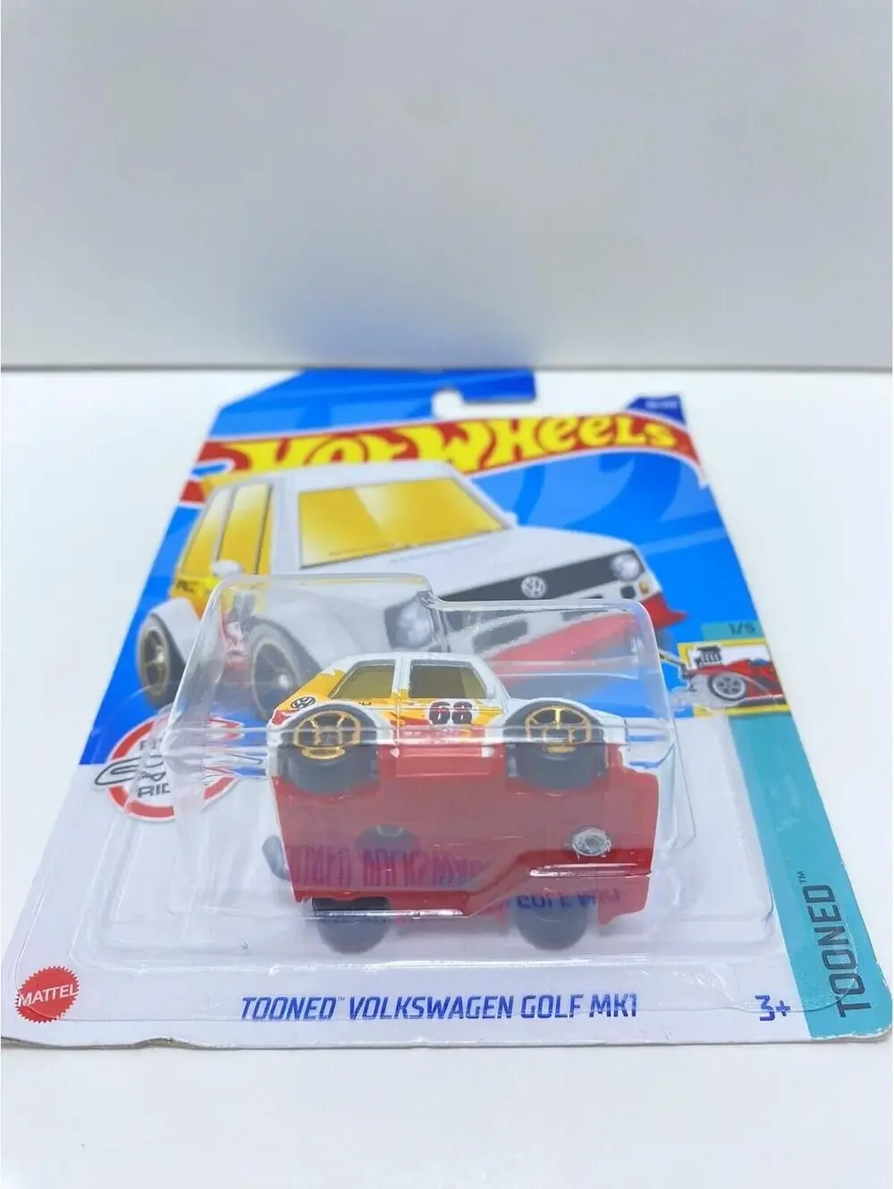 2022 Hot Wheels Tooned Volkswagen Golf MK1 - Tooned 1/5 #10/250 Brand New